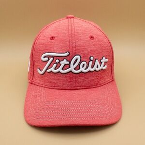 Titleist FJ Pro V1 Red Flex Fitted Hat Men's Size M/L